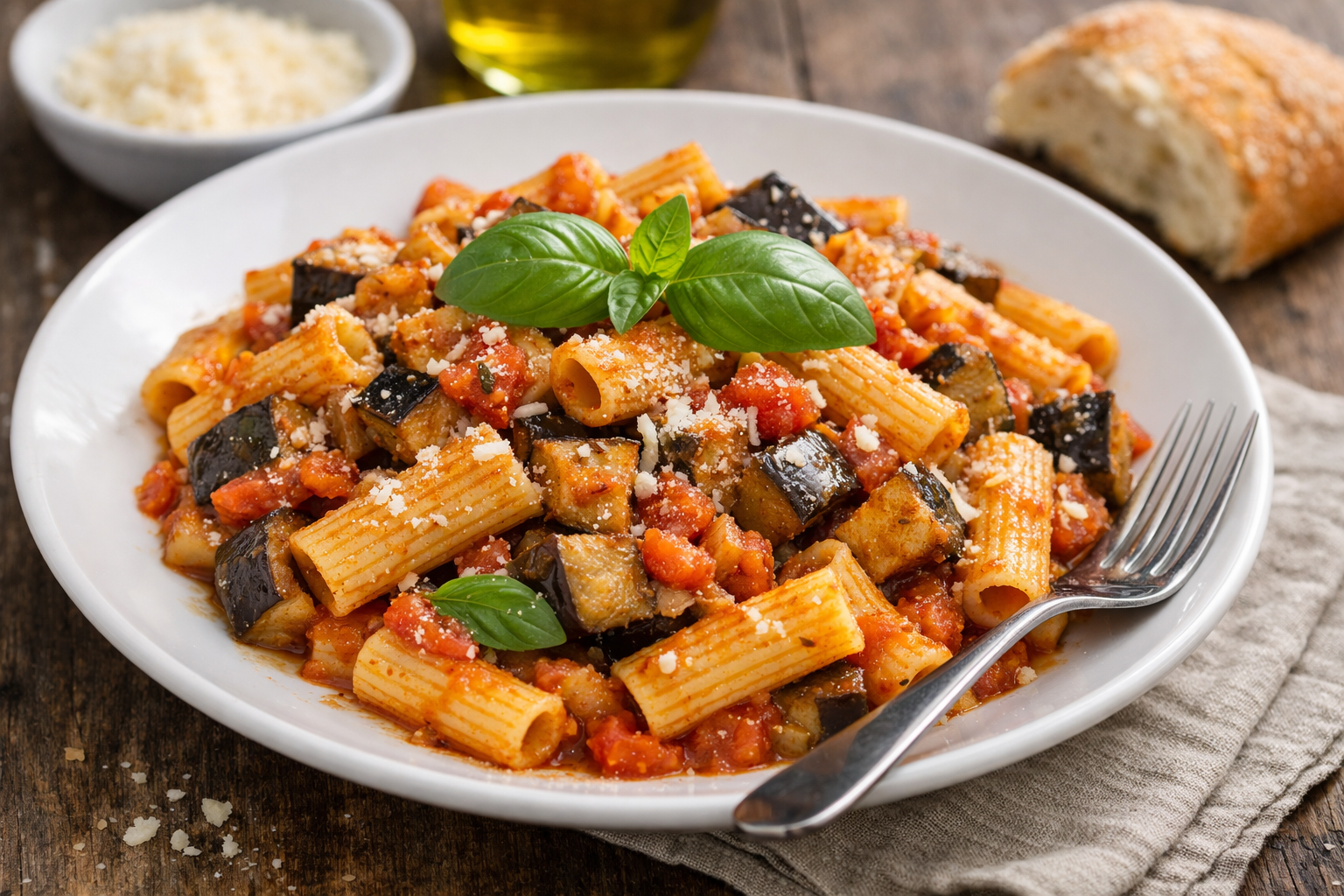 Eggplant Pasta – Delicious & Flavorful Family Meal