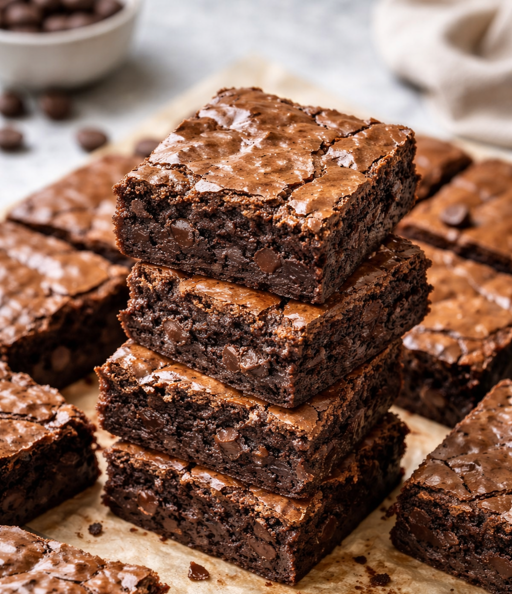 The Ultimate Fudgy Homemade Brownies (Rich, Moist & Irresistible)